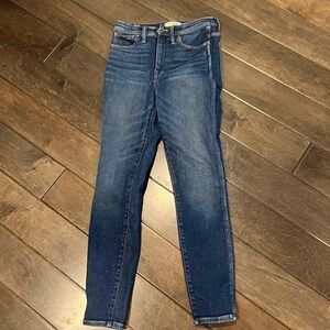 Madewell jeans - 10” high rise skinny -size 27